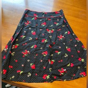 Liz Claiborne pinup novelty skirt
